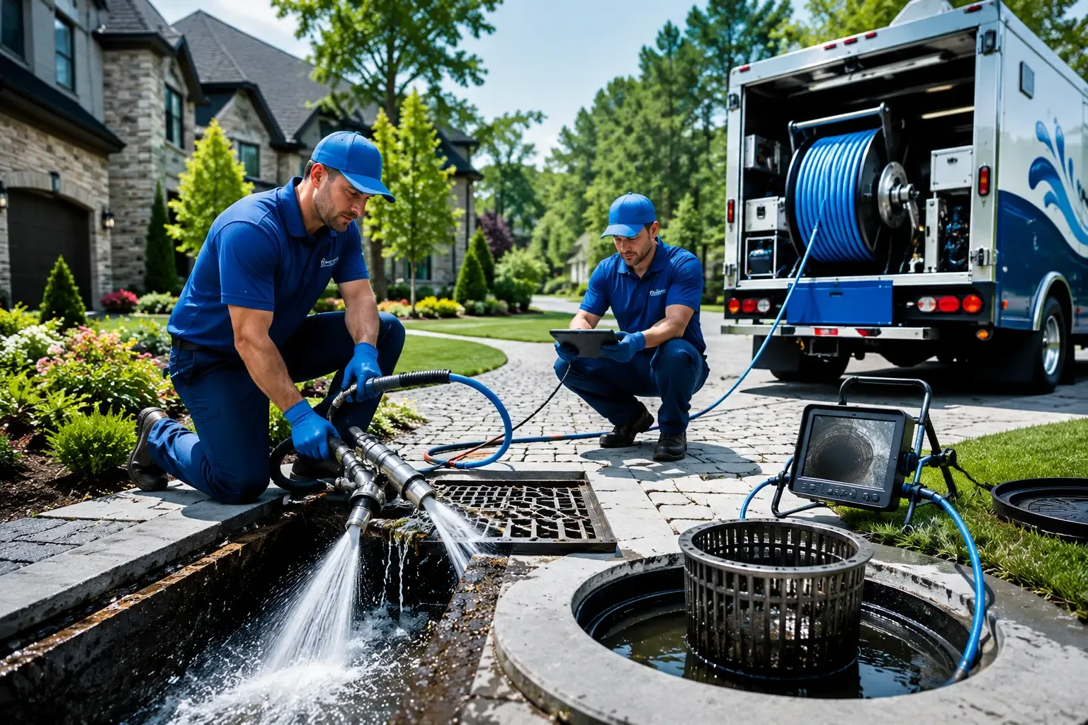 Local outdoor drain cleaning professionals in Willington, CT